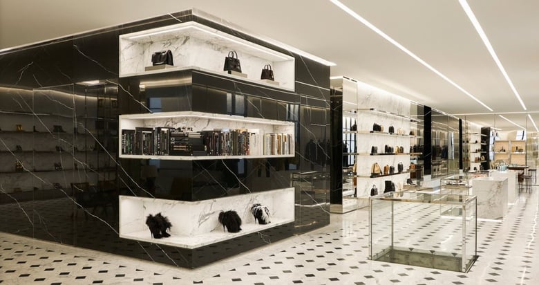 Boutique temporaire Saint Laurent, rue du Faubourg Saint Honoré (2024)_HD