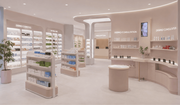 Pharmacy 3D rendering