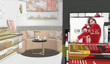 Dior Planogram 3D Display Make Up
