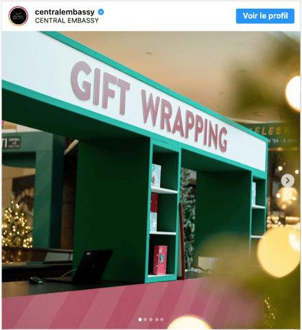 Gift Wrapping Central Embassy Store