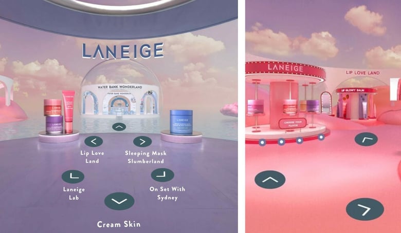 LaNeige virtual store
