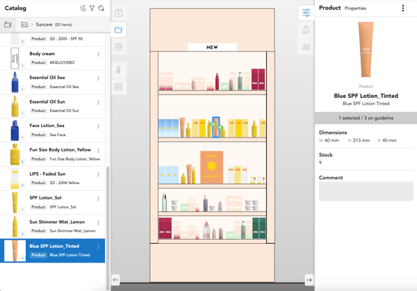 Planogram 2D Pharmacy