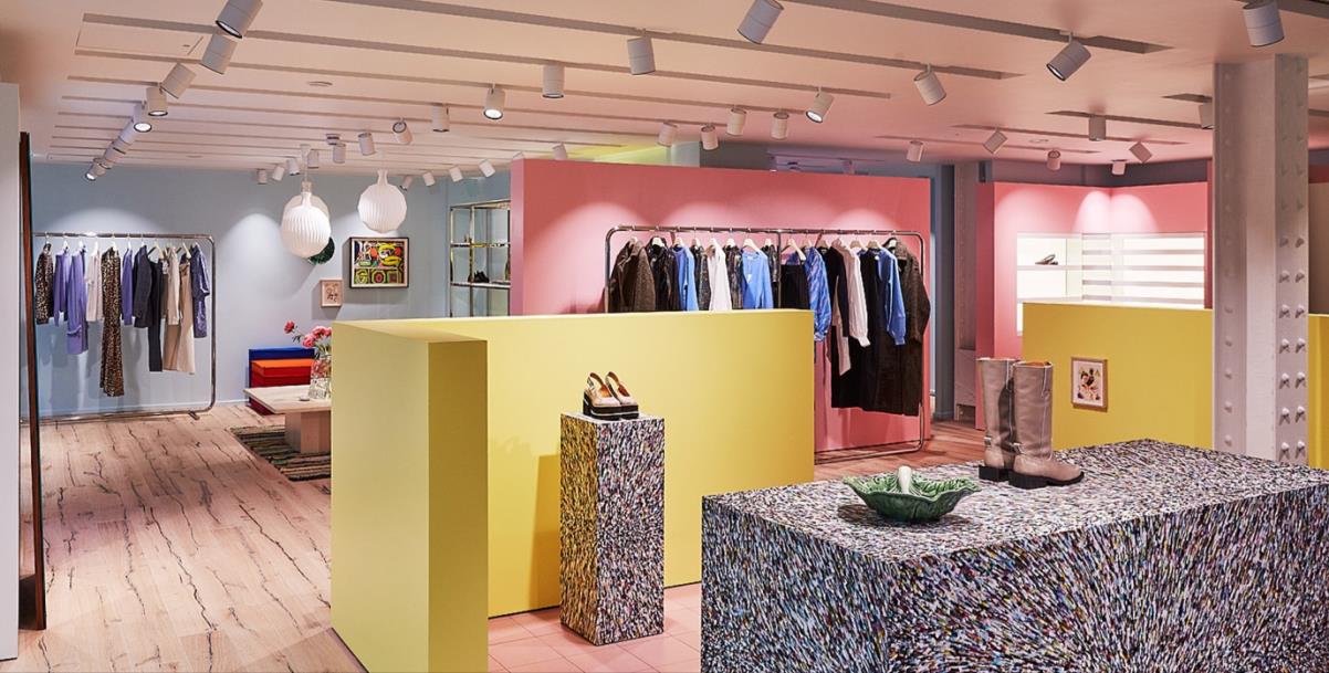 Ganni Store Interiors 