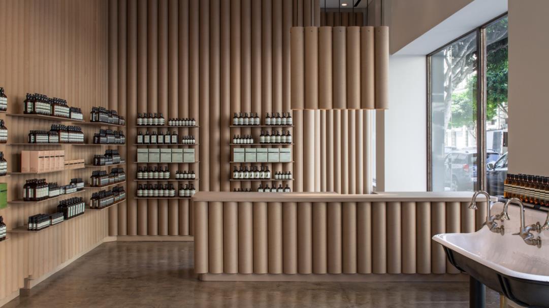 Aesop shop interior 